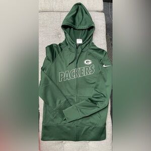 NFL Nike Therma-Fit Full-Zip Hoodie Green Bay Packers